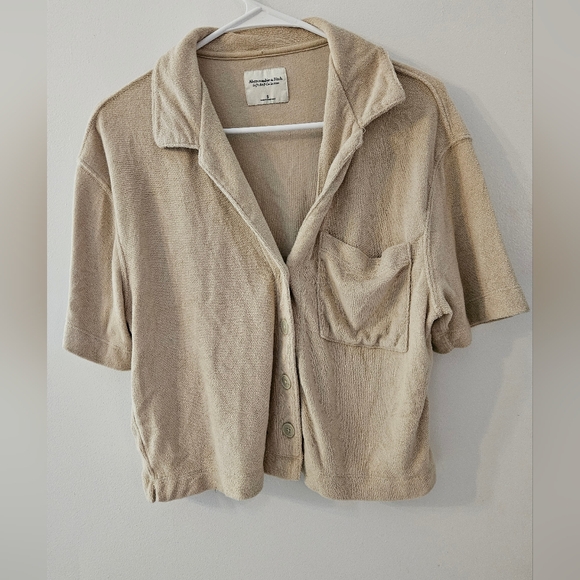 Abercrombie & Fitch Tops - Abercrombie & Fitch Soft Collection Button Up Tee